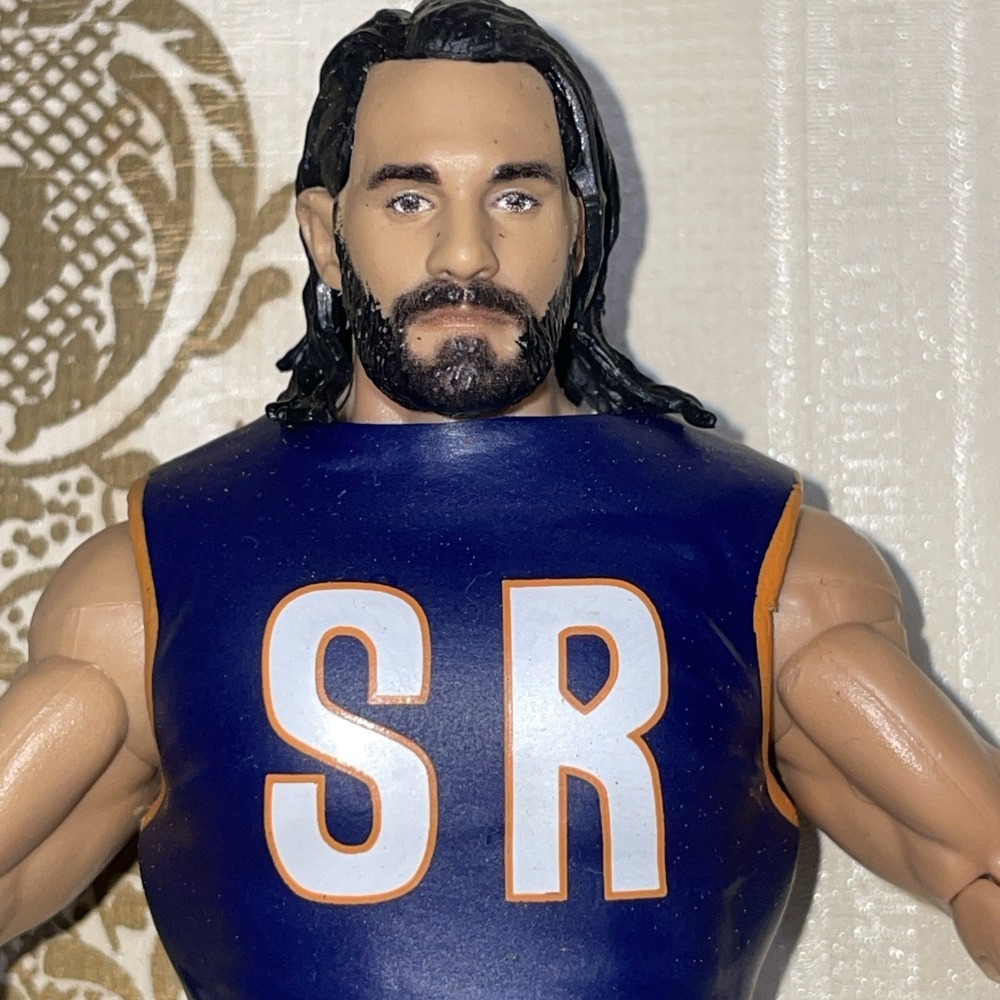 WWE Action Figure Elite Series 75 Seth Rollins | With Extra Hands Knee Pad Shirt
